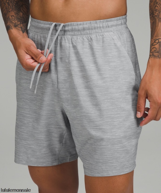 Lululemon Deutschland DELULU853 | Lululemon Deutschland Heather Allover Pace Breaker Linerless Short 7